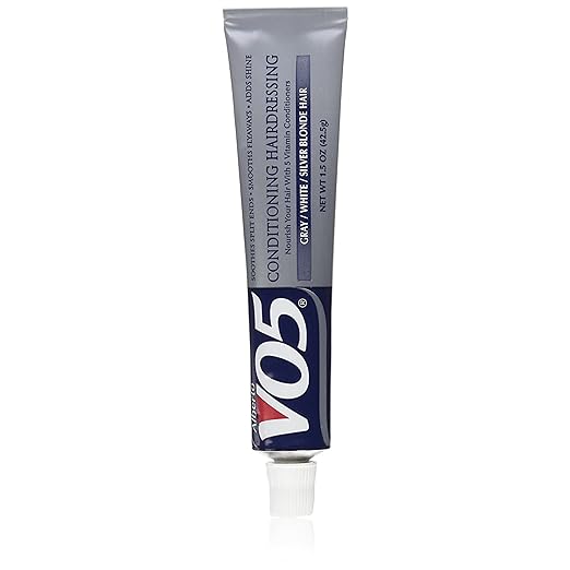 Alberto VO5 Conditioning Hairdressing for Gray/White/Silver Blonde Hair, 1.5-Ounce Tubes