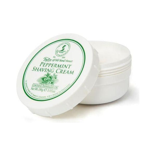 Taylor Of Old Bond Street Peppermint Shave Cream Bowl 5.3 Oz