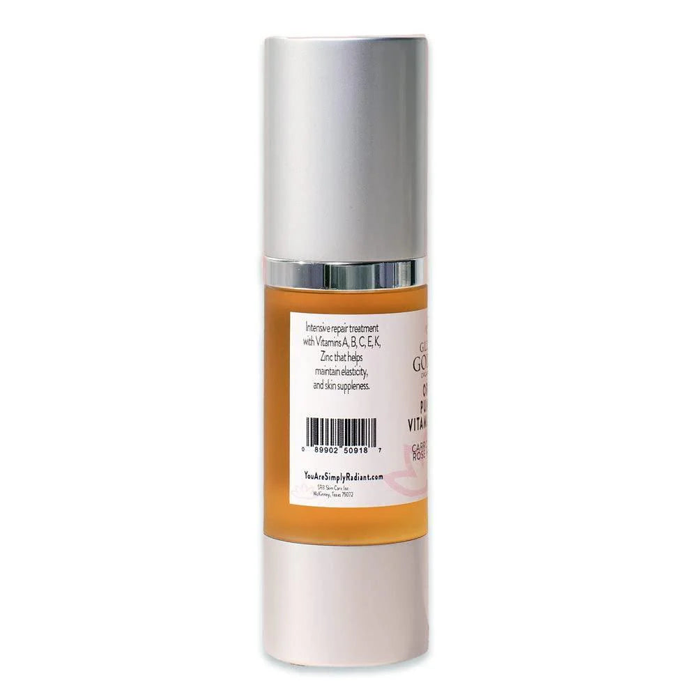 Organic Face Serum with Antioxidants Pumpkin Vitamin E Rejuvenates Skin 1 Oz