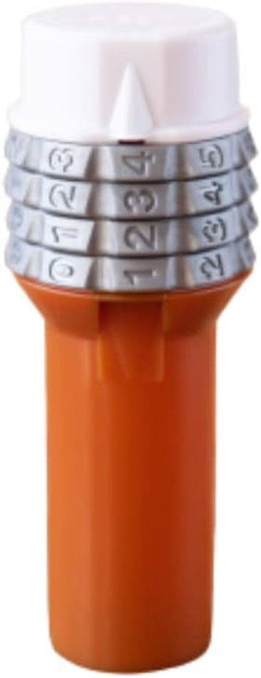 | Locking Pill Bottle | Pill Container Combination Lock | Tamper Evident | Child Resistant | Senior Friendly Easy Open Cap | Prescription Medication | Travel Pill Bottle | Medicine Organizer