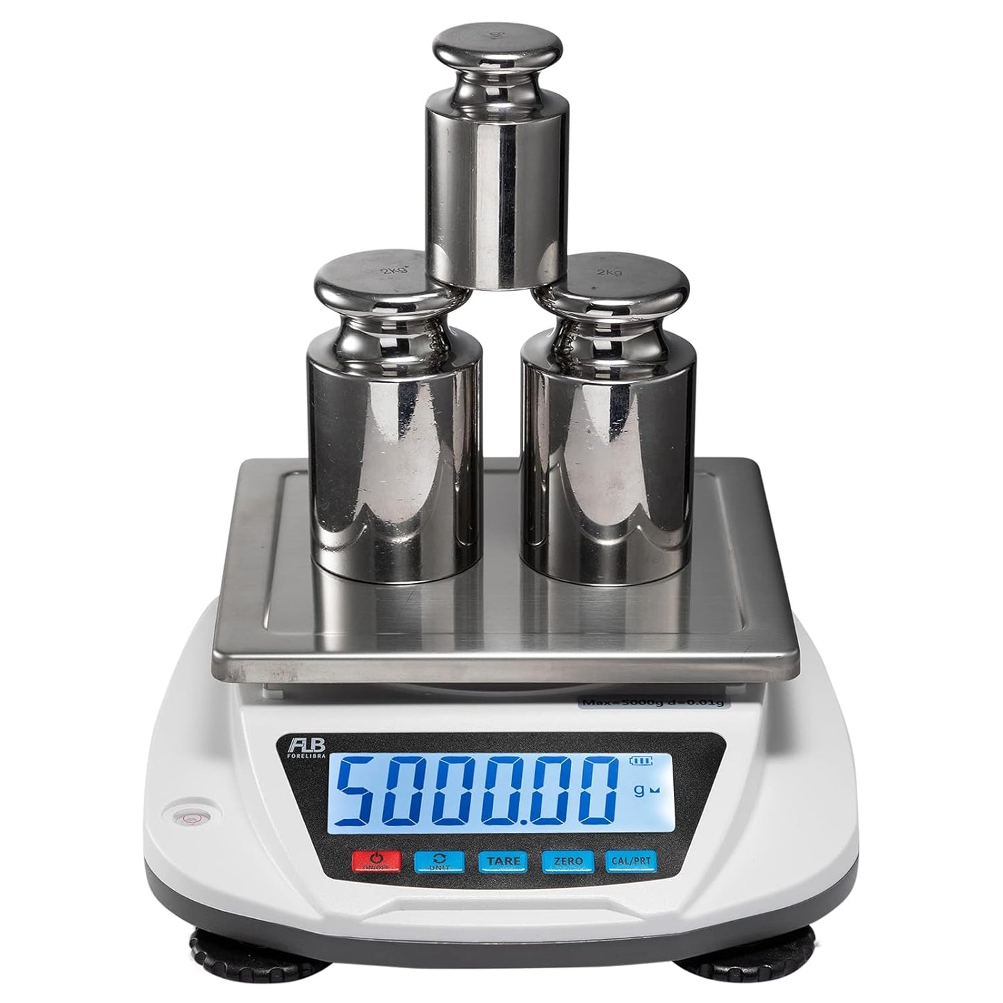 Lab-Scale 0.01G X 5000G - Precision Digital Golden Scales, Scientific & Industrial Weighing, 0.01G Accuracy