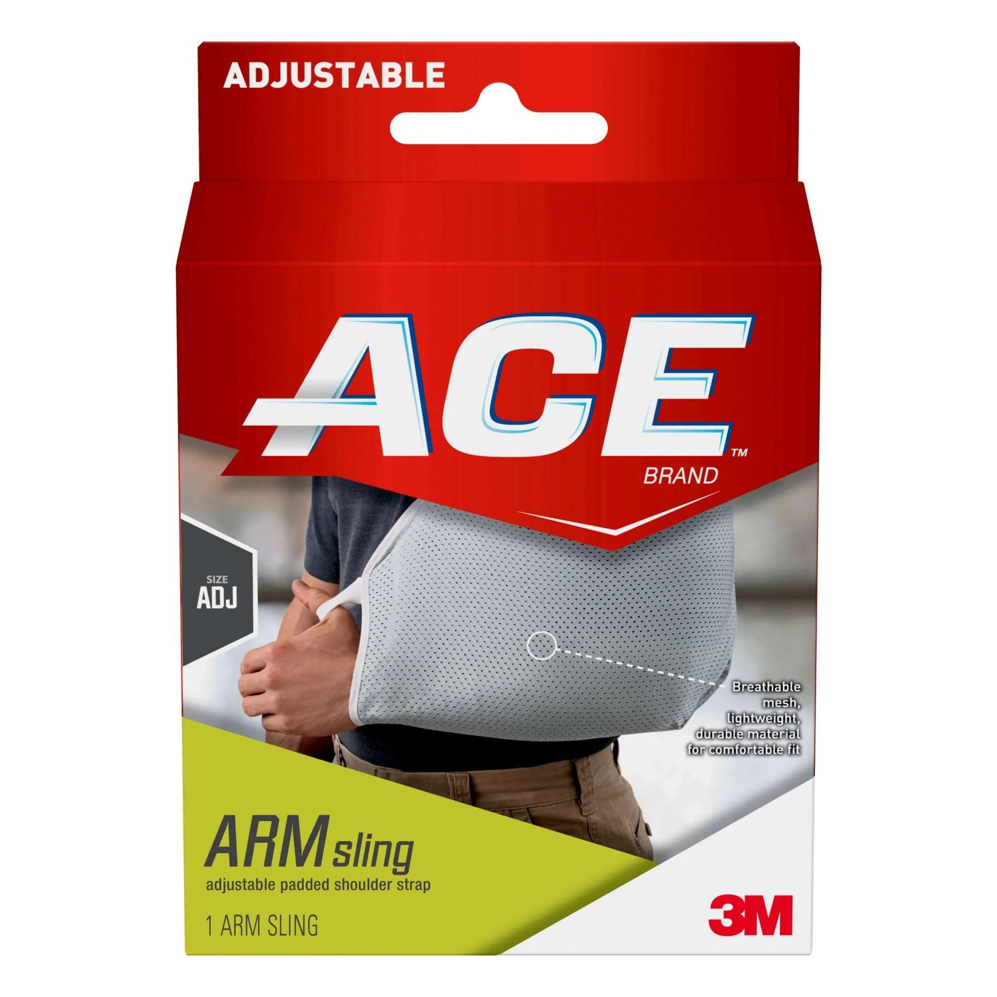 Brand Arm Sling, Adjustable, Gray, 1/Pack
