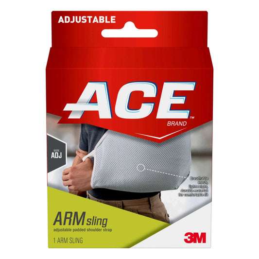 Brand Arm Sling, Adjustable, Gray, 1/Pack