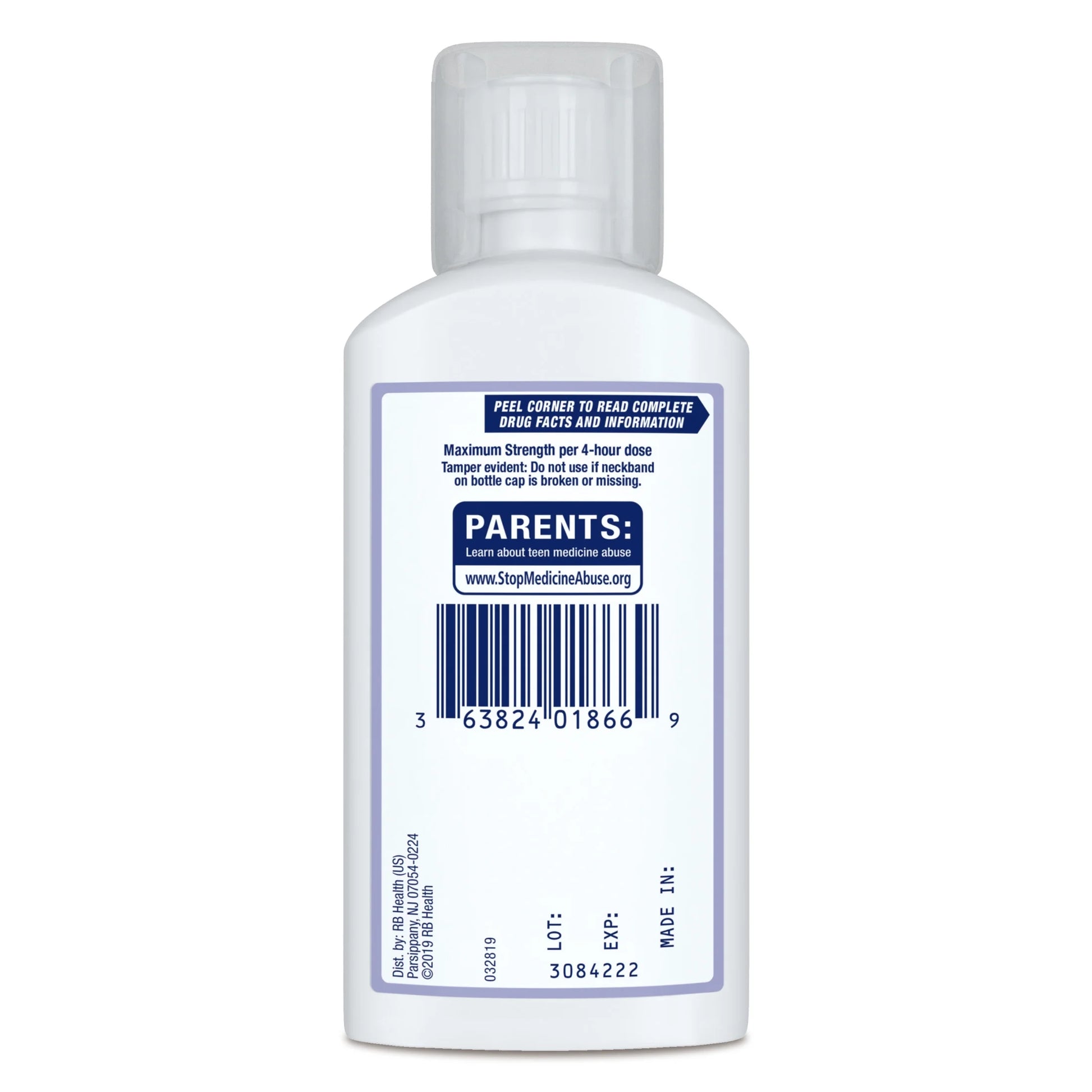 Fast-Max Severe Congestion & Cough Medicine, OTC Sinus/Nasal Decongestant, Expectorant, 6 Fl Oz