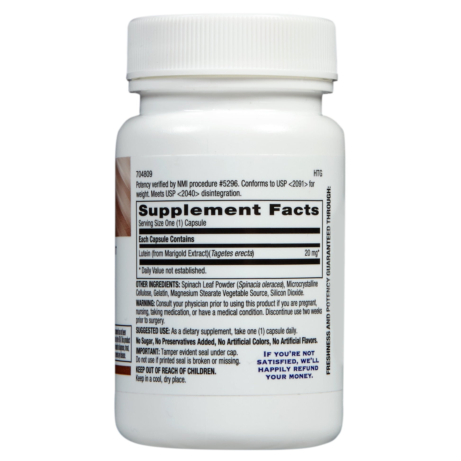Pharmacy Lutein, 20Mg - 30 Ct