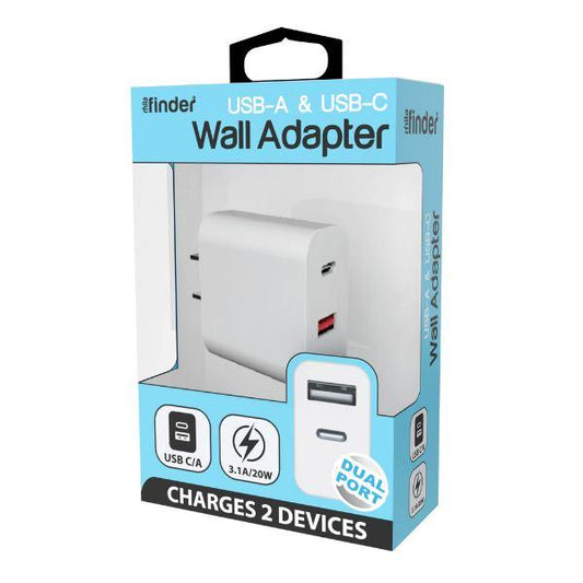USB C/A Wall Adapter - Pack of 12