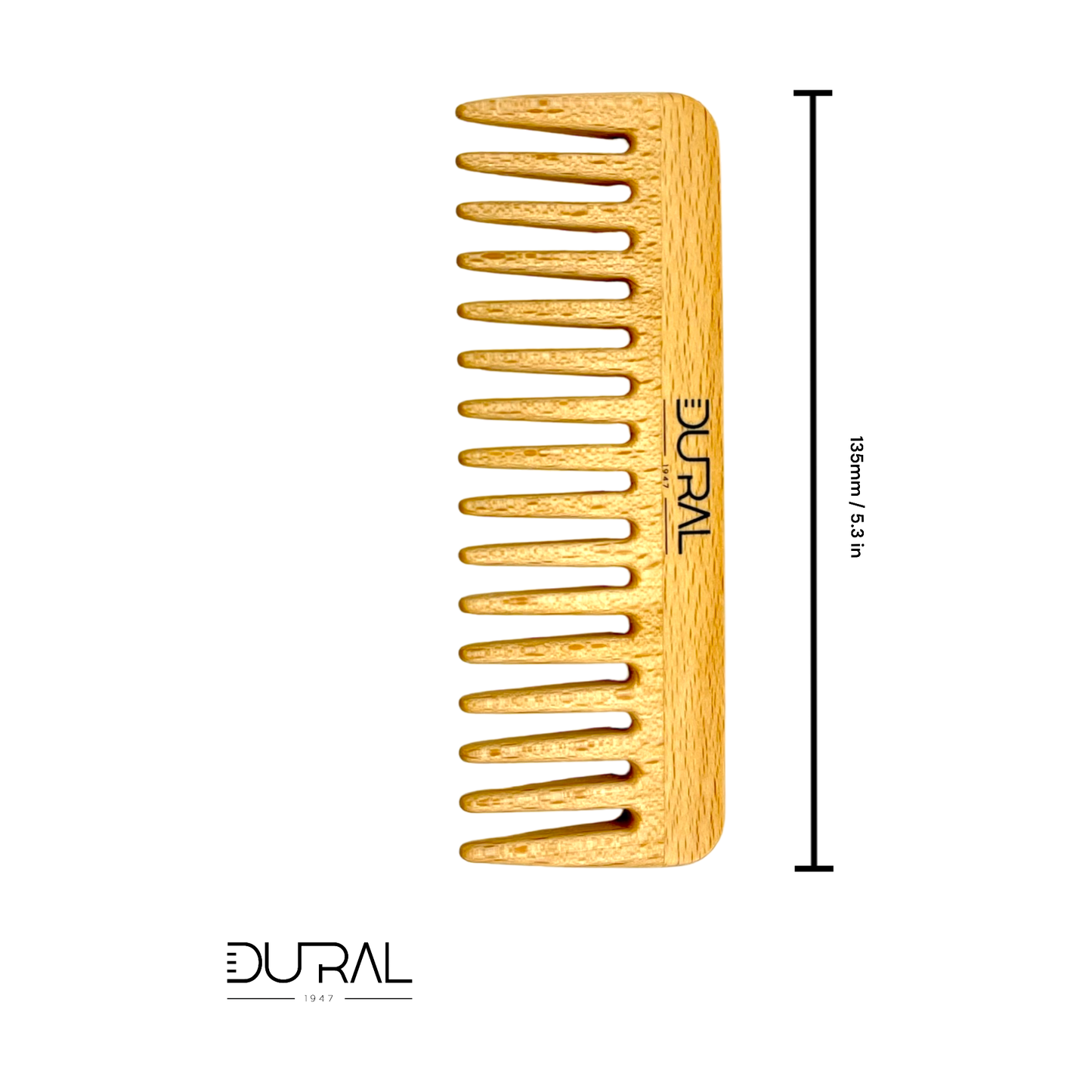 Dural Beech wood styling comb