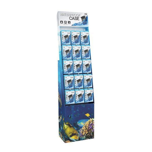 Floating Waterproof Case Bundle Floor Display - Pack of 48
