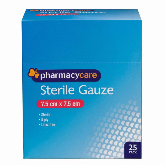 Pharmacy Care Sterile Gauze 25PK