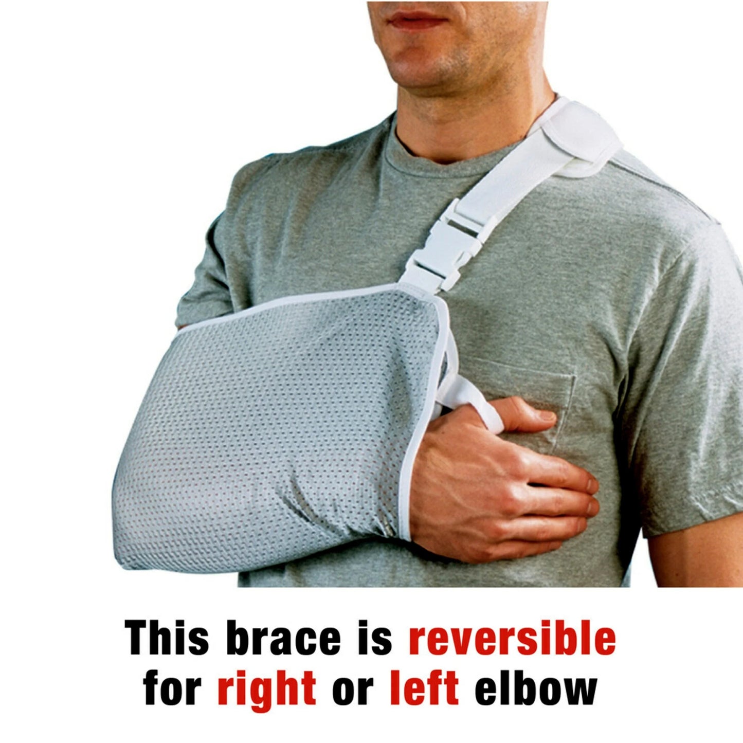 Brand Arm Sling, Adjustable, Gray, 1/Pack