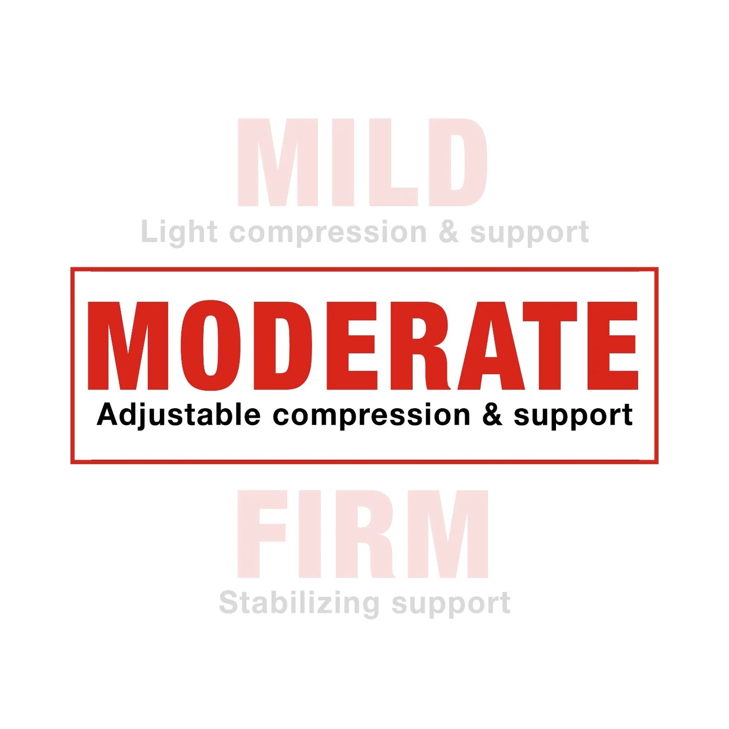 Compression Knee Brace with Side Stabilizers, Medium