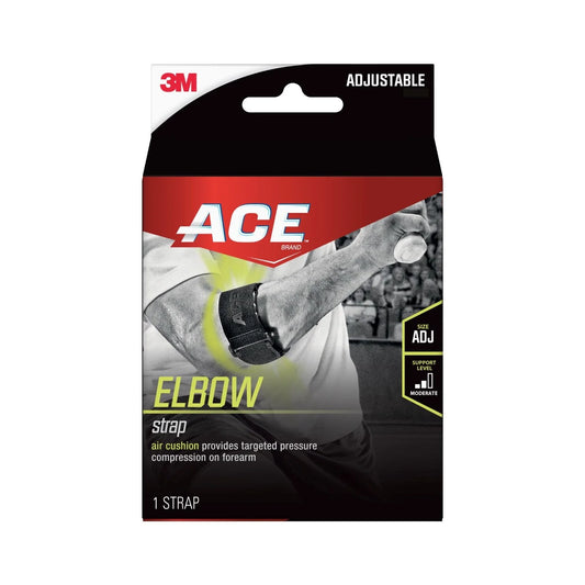Tennis Elbow Support Strap, Forearm Compression, One Size Fits Most