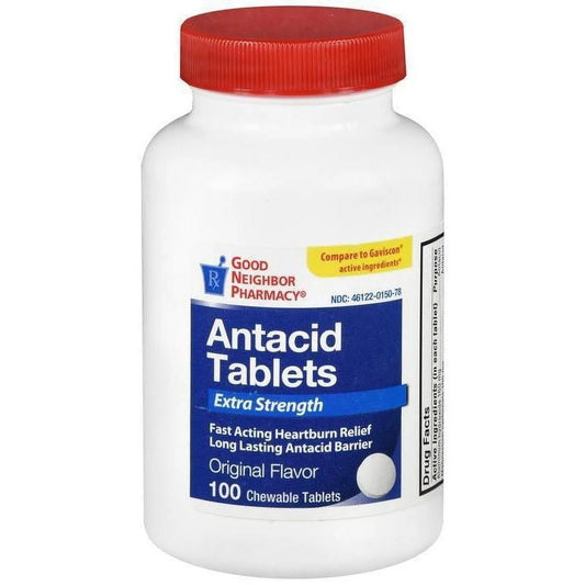 Good Neighbor Foaming Antacid Tablets 100 Count