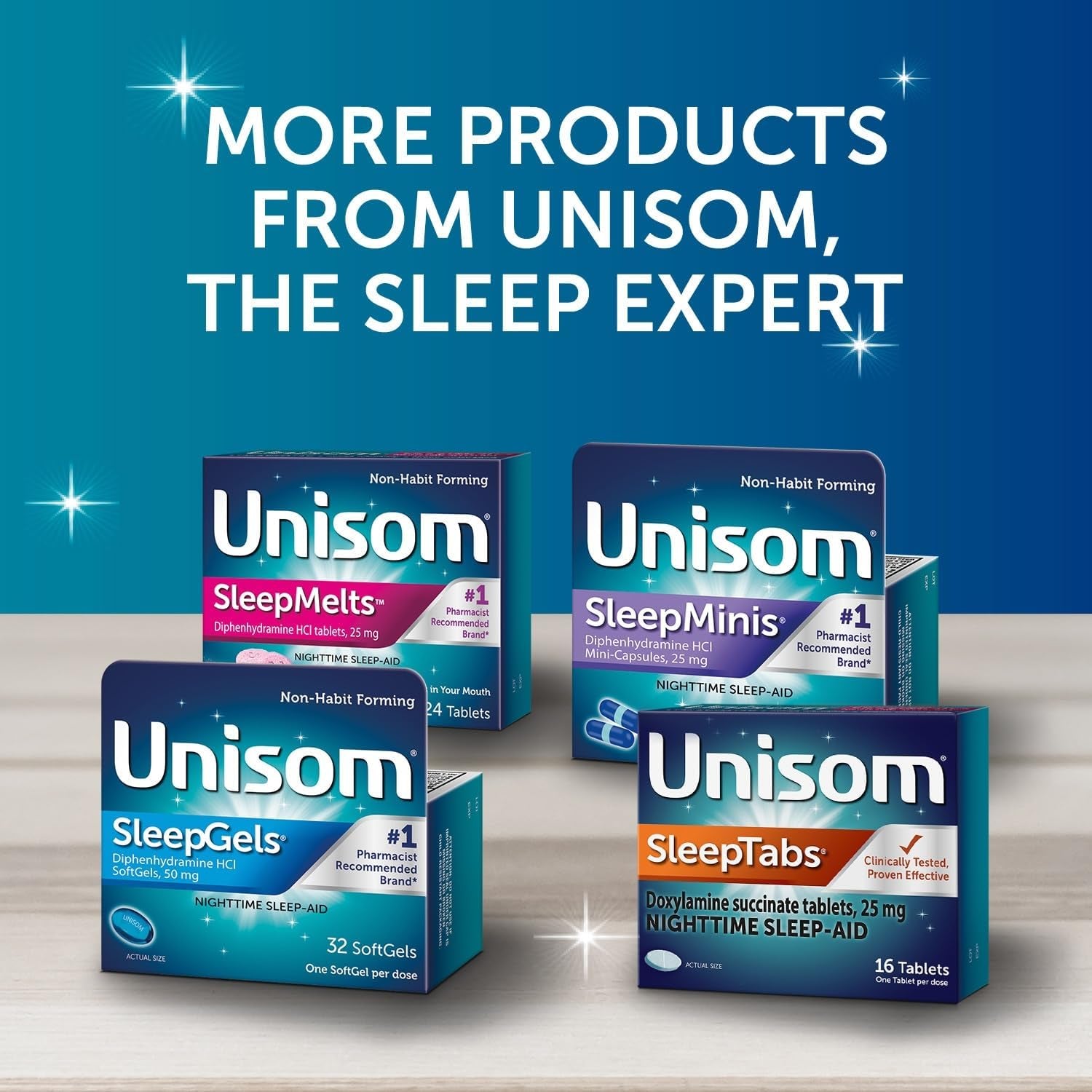 Sleeptabs, Nighttime Sleep-Aid, Doxylamine Succinate, 32 Tablets