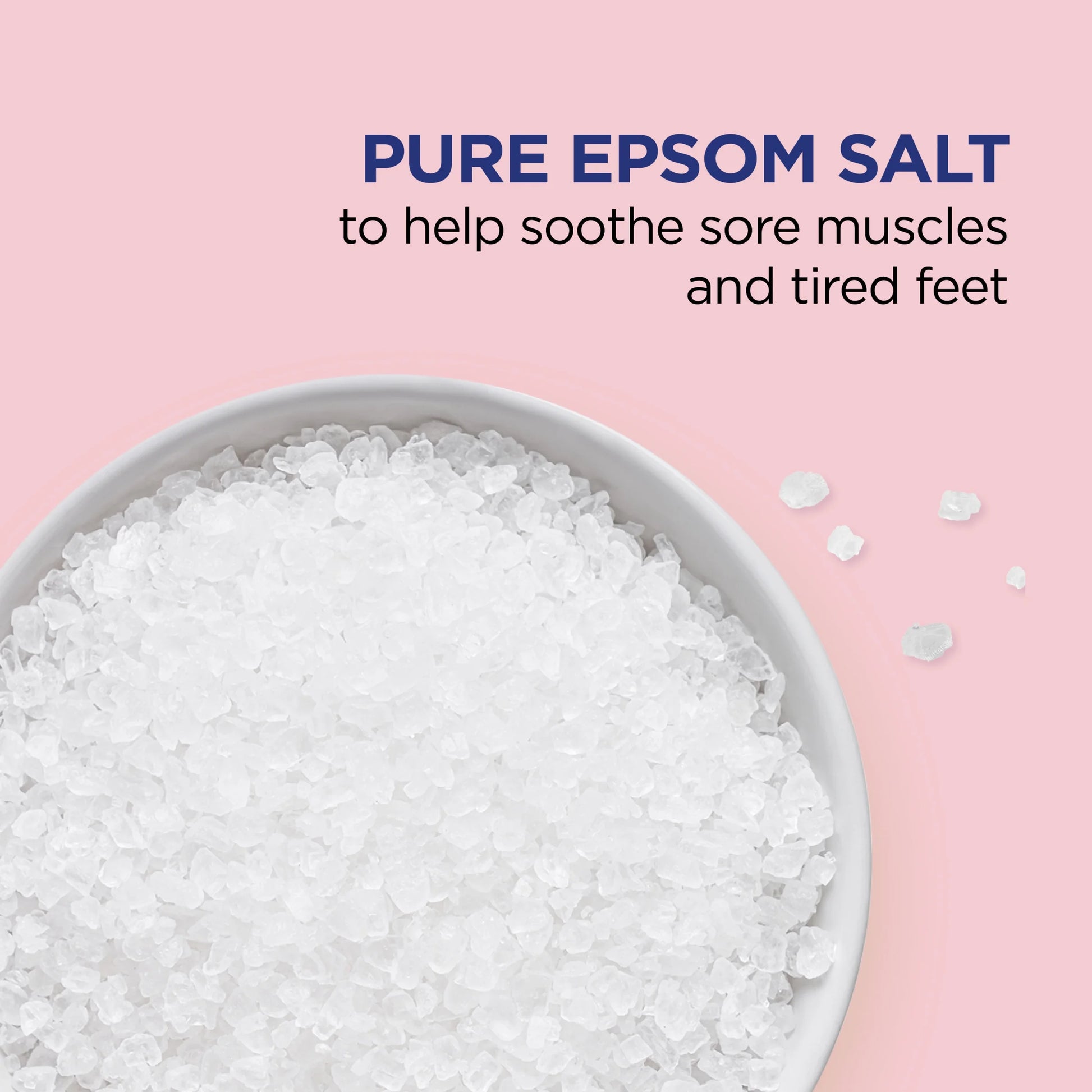 Pure Epsom Salt Soak, Therapeutic, Fragrance Free, 6 Lbs