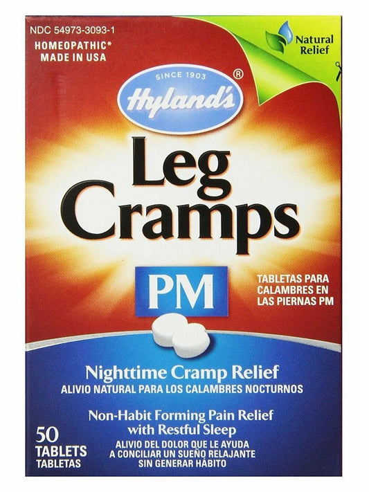 Leg Cramps PM with Quinine Tablets 50 Ea ( Pack of 6)