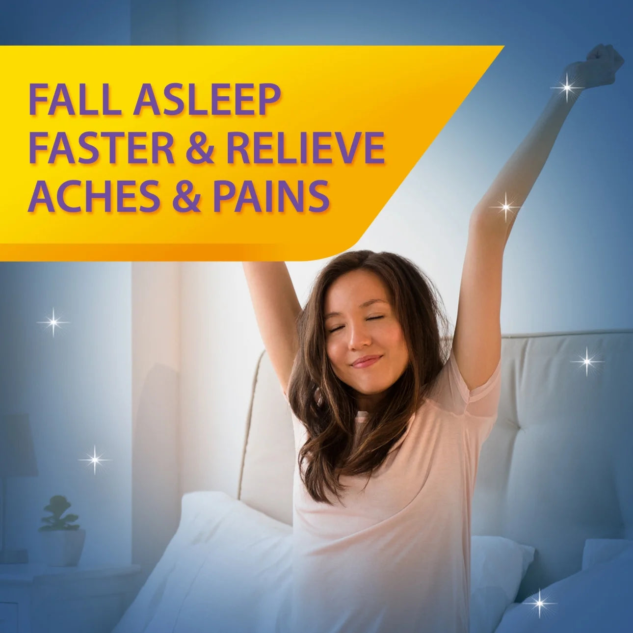 PM Pain Nighttime Sleep-Aid + Pain Reliever, Acetaminophen & Diphenhydramine HCI, 30 Caplets