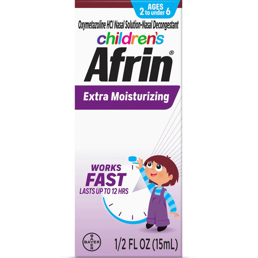 Children'S  Extra Moisturizing 12 Hour Stuffy Nose Nasal Spray, Ages 2 to 6, 15Ml