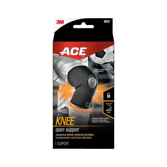 Neoprene Open Knee Support, Heat Retention, 1 Support