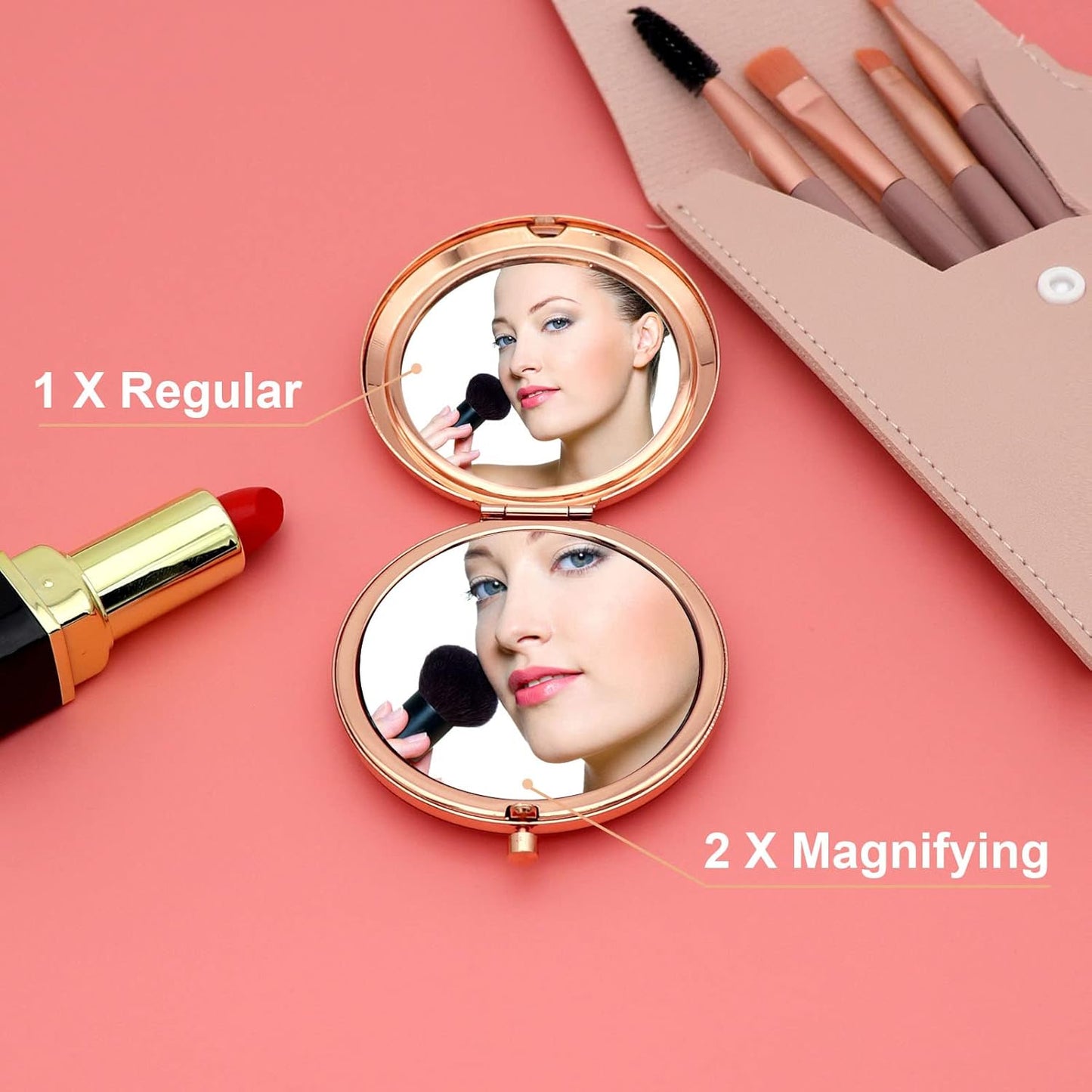 Pharmacy Tech Appreciation Gifts Pocket Compact Mirror Thank You Gifts for PT RX Pharmacist Medcial Student Graduation Gifts Doctor of Pharmacy Gifts Folding Makeup Mirror Nurse Coworker Gifts