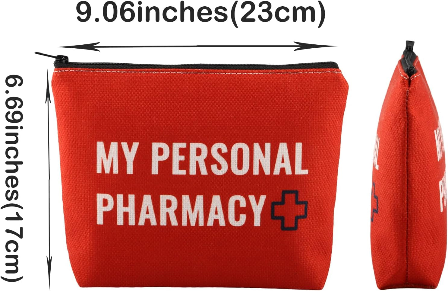Pharmacy Technician Makeup Bag My Personal Pharmacy Cosmetic Bag Pharmacy RX Gift Medicine Bag Medicine Pouch (Personal Pharmacy B)