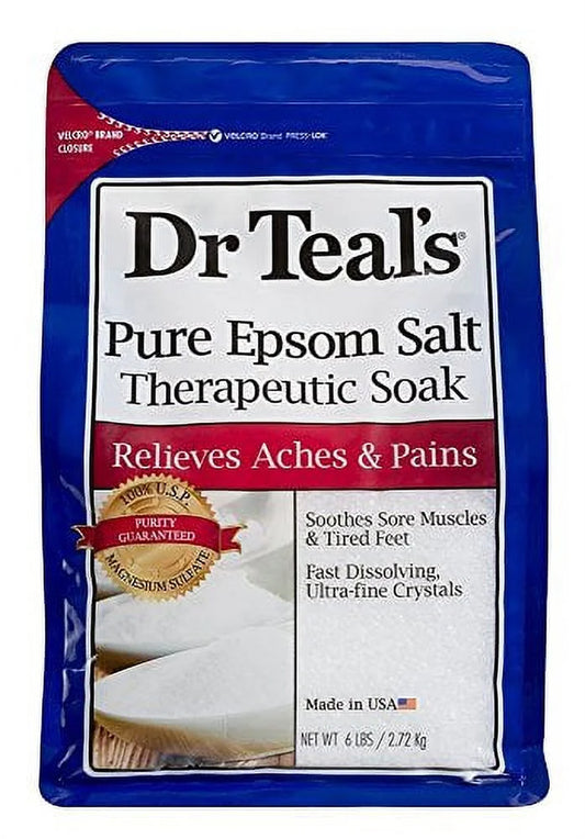 Epsom Salt Soaking Solution Magnesium Sulfate U.S.P, 96 Ounce