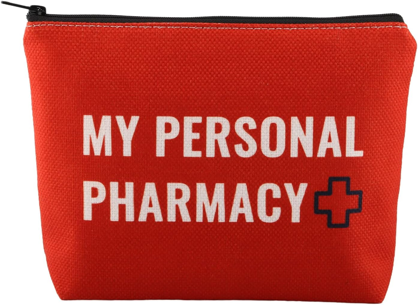 Pharmacy Technician Makeup Bag My Personal Pharmacy Cosmetic Bag Pharmacy RX Gift Medicine Bag Medicine Pouch (Personal Pharmacy B)