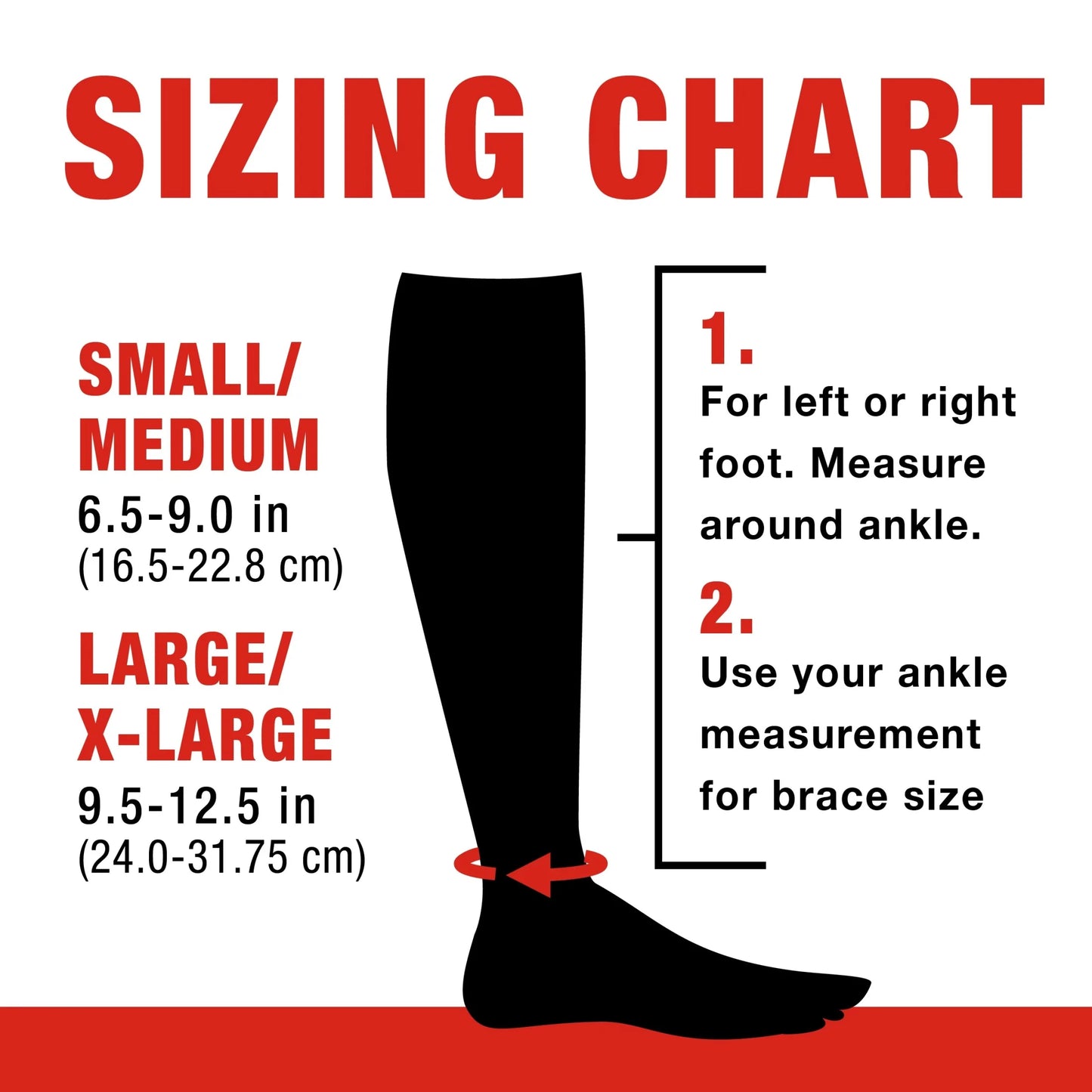 Compression Ankle Support, Small/Medium, Gray, Unisex